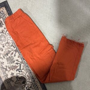 Orange Cargo Pants